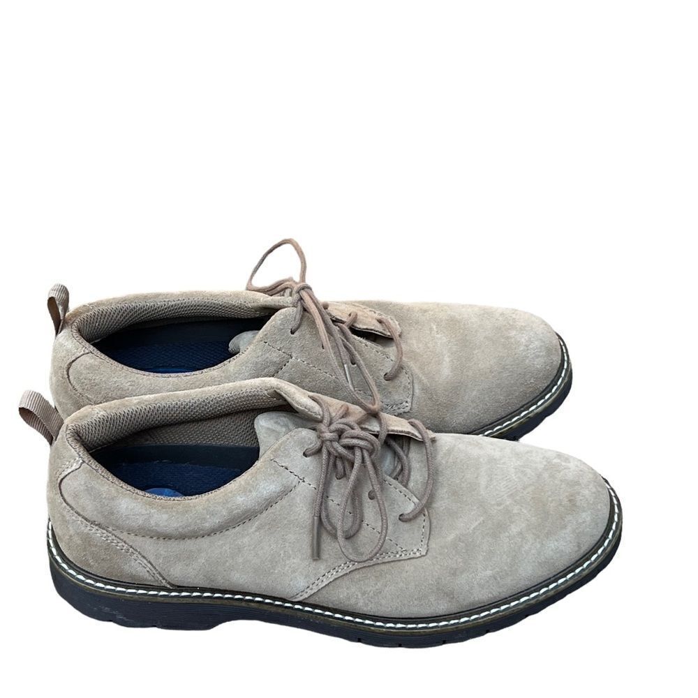 Dr. Scholl’s tan‎ suede lace up oxfords with gel cushion insoles size 7